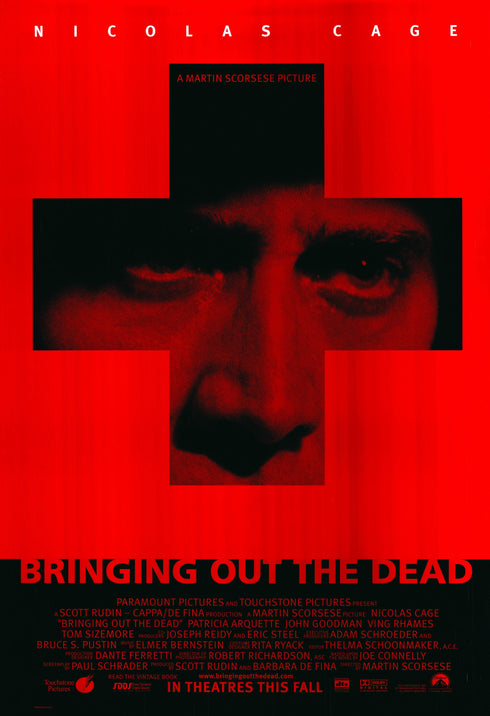bringing out the dead 1999 one sheet poster