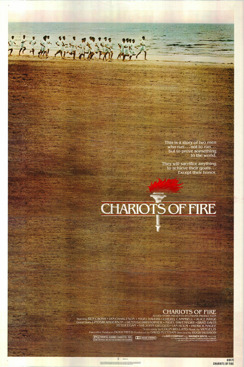 chariots of fire 1981 one sheet poster