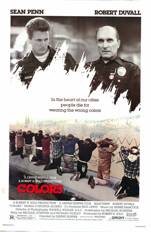 colors 1988 one sheet poster