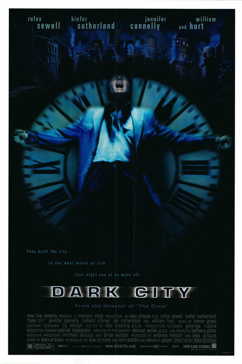dark city 1998 one sheet double sided poster