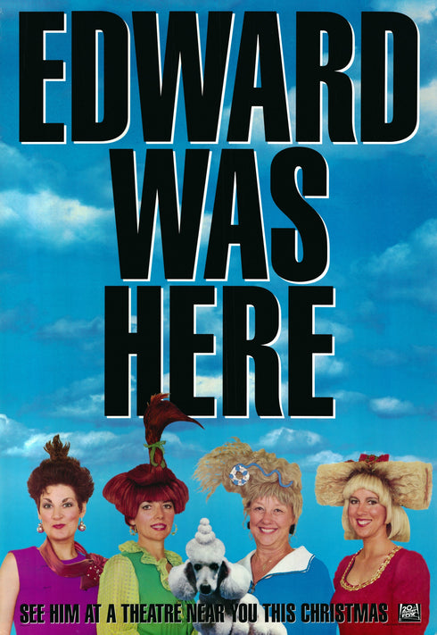 edward was here 1990 one sheet double sided poster