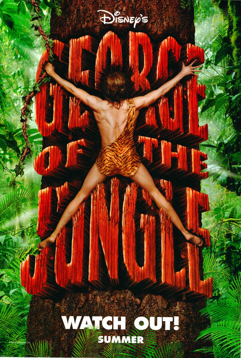 george of the jungle 1997 one sheet double sided poster