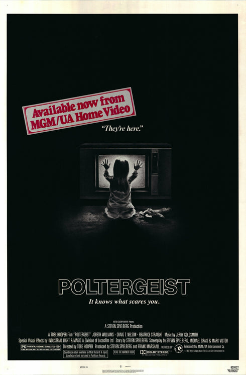 poltergeist 1982 one sheet poster