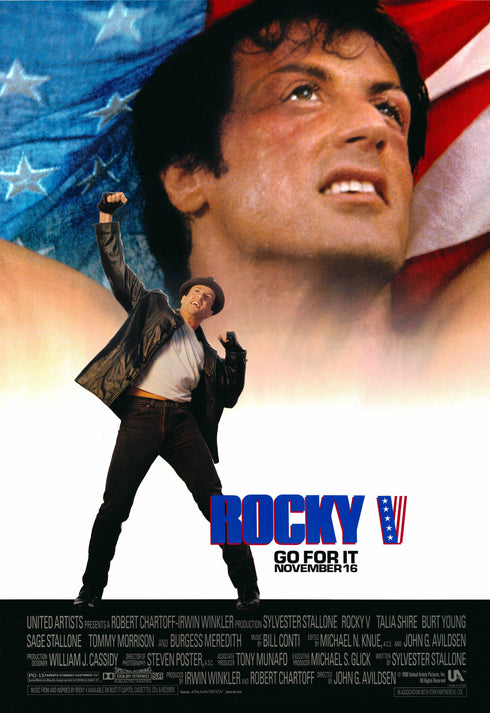 rocky v 1990 one sheet poster a