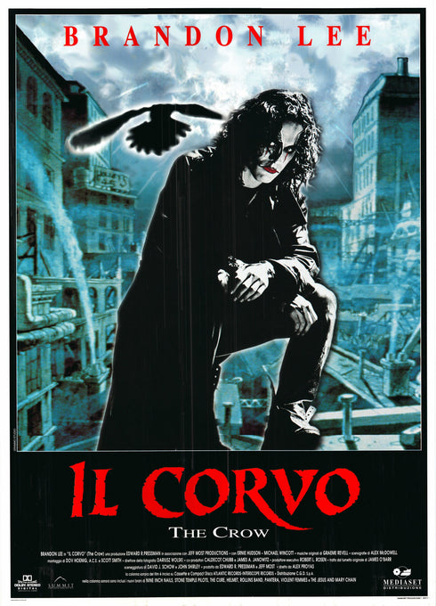 the crow (italian) 1994 one sheet italian poster