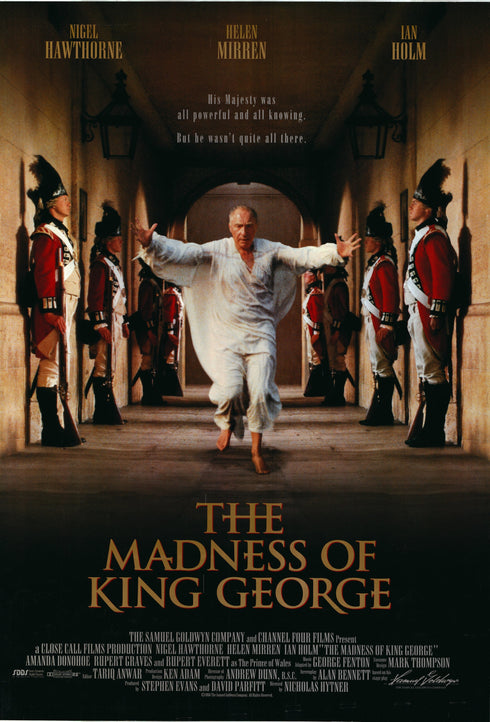 the madness of king george 1994 one sheet double sided poster