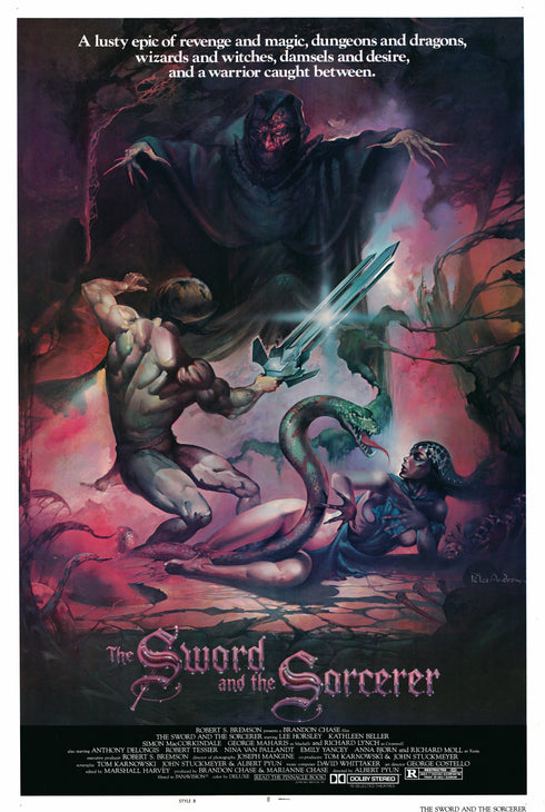 the sword and the sorcerer 1982 one sheet poster b