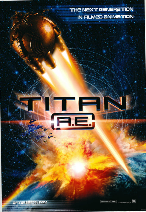 titan ae 2000 one sheet double sided poster