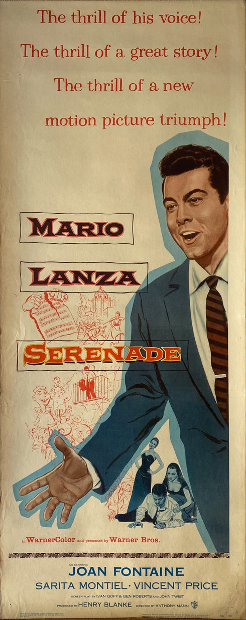 serenade 1965 insert card
