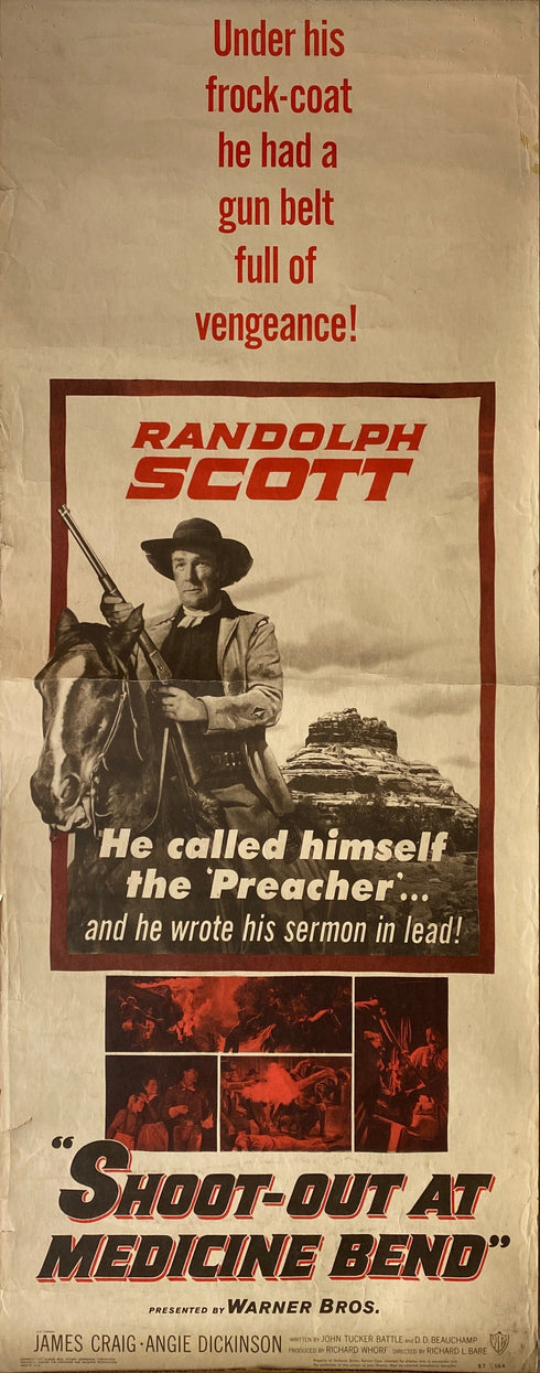 shoot-out at medicine bend 1957 insert card