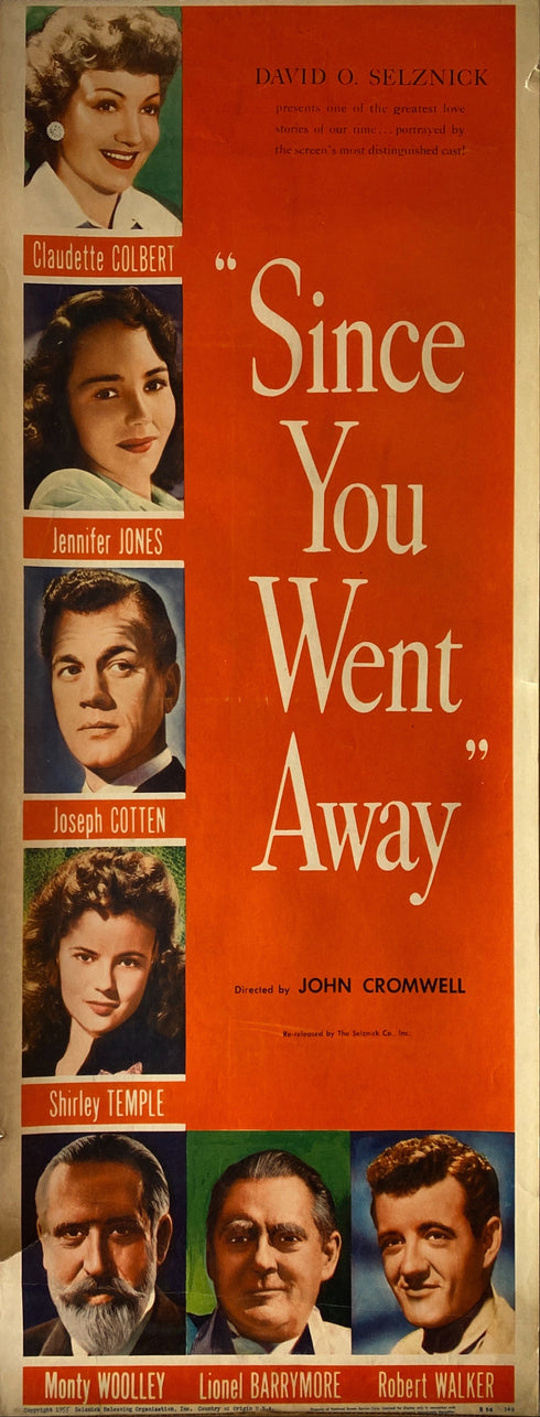 since you went away 1955R insert card