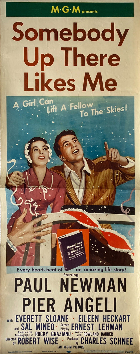 somebody up there likes me 1956 insert card