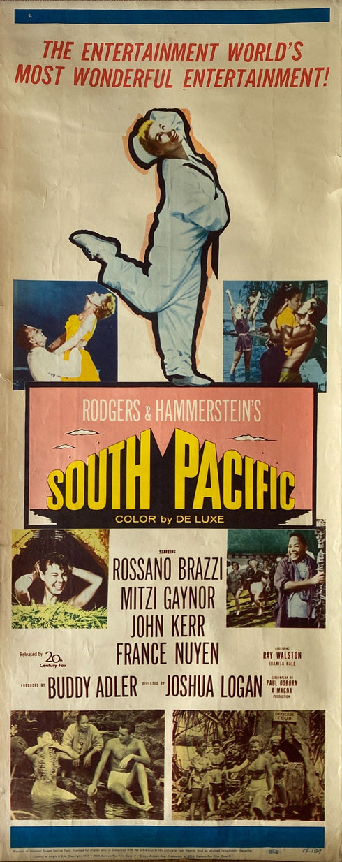 south pacific 1959 insert card