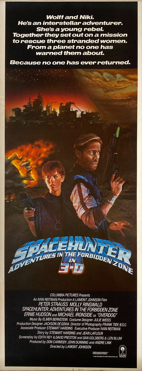 spacehunter: adventures in the forbidden zone 1983 insert card
