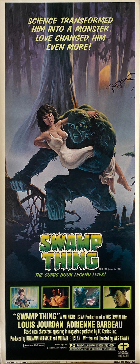 swamp thing 1982 insert card