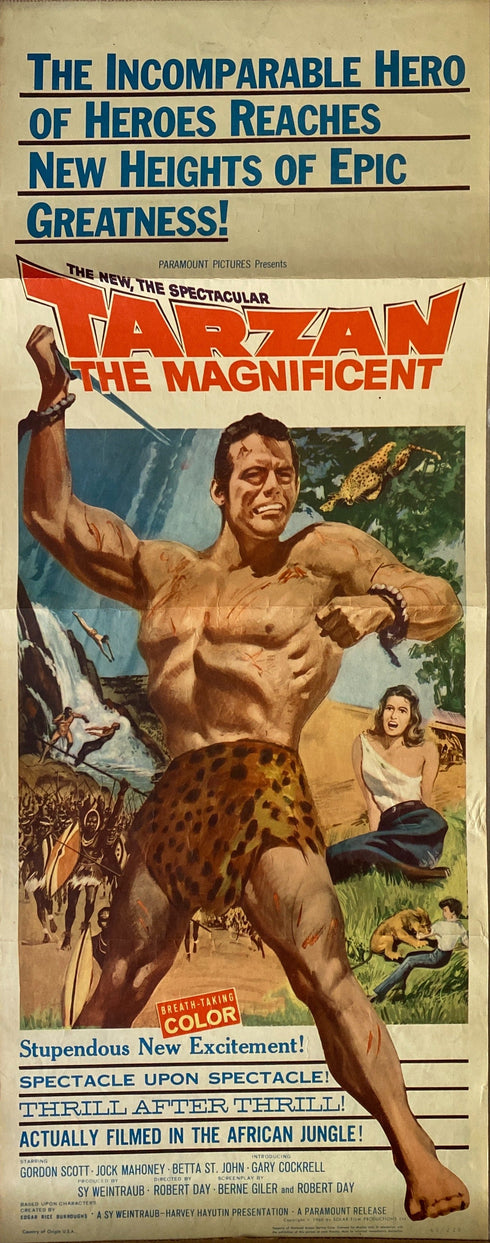 tarzan the magnificent 1960 insert card