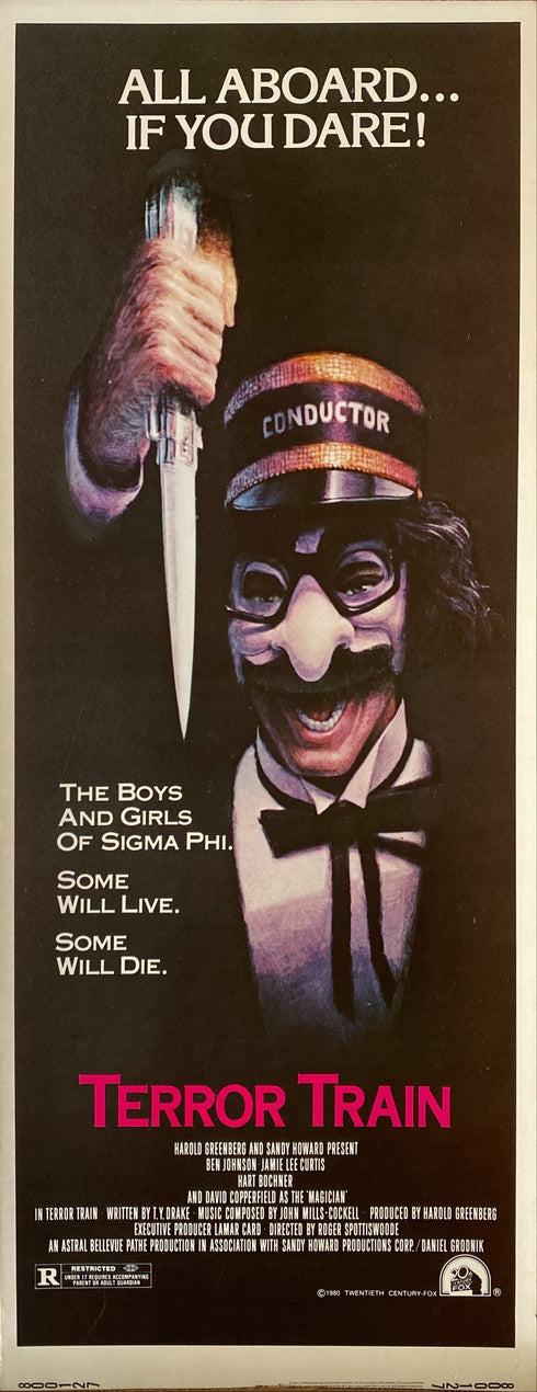 terror train 1980 insert card