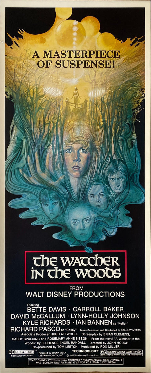 watcher in the woods 1980 insert card