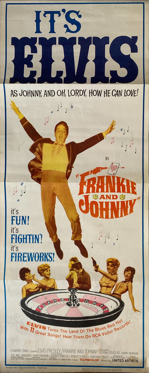 Frankie and johnny 1966 insert card