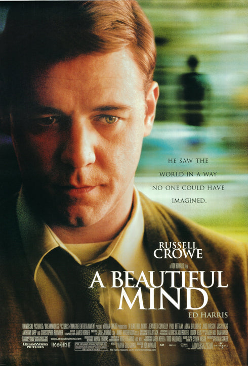 a beautiful mind 2001 one sheet poster rolled