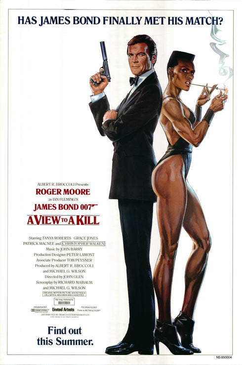 a view to a kill 1985 advanced one sheet poster rolled b