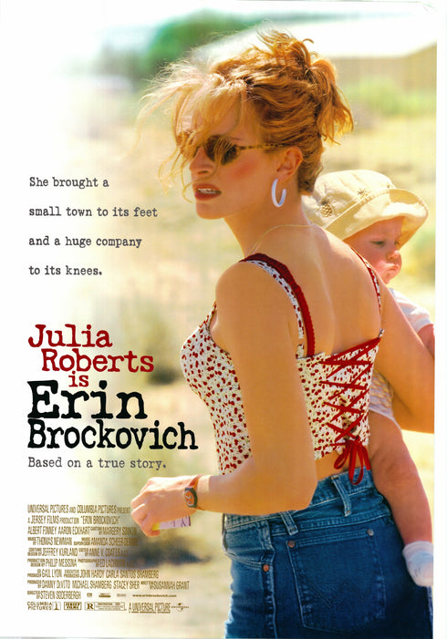 erin brockovich 2000 one sheet poster rolled double sided