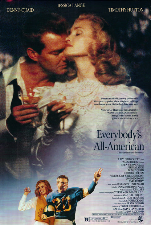 everybody's all american 1988 one sheet poster rolled