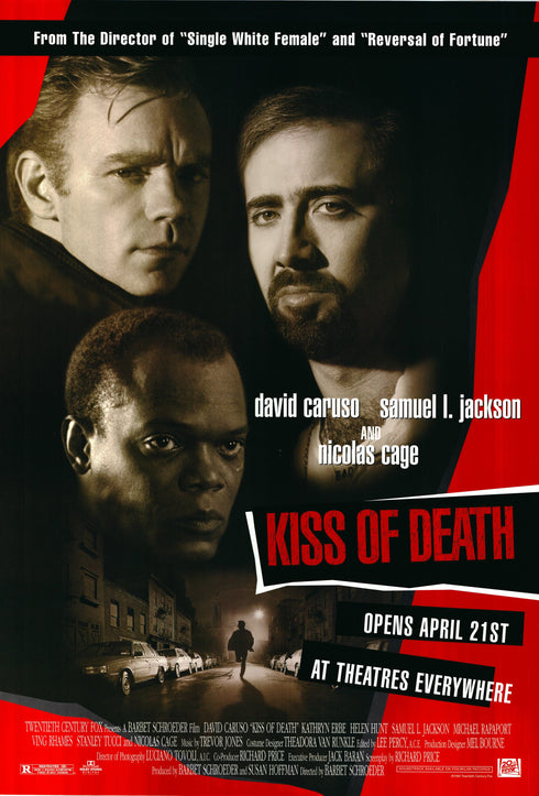 kiss of death 1995 advanced one sheet poster
