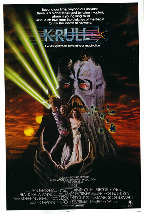 krull 1983 one sheet poster rolled