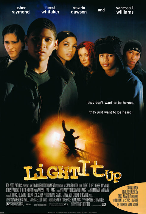light it up 1999 one sheet poster rolled