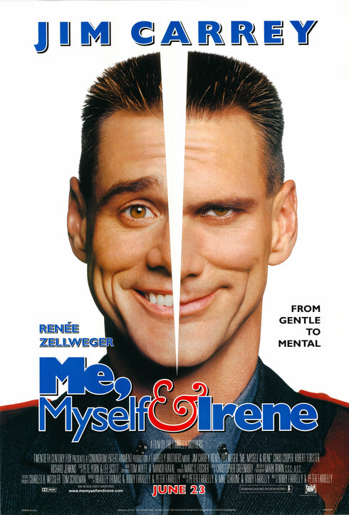 me, myself & irene 2000 one sheet poster rolled double sided