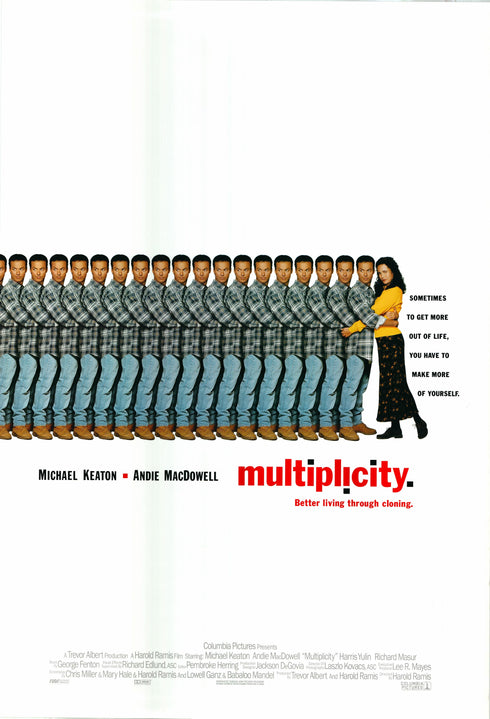 multiplicity 1996 one sheet poster rolled double sided