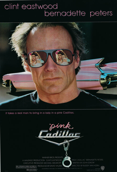 pink cadillac 1989 one sheet poster rolled