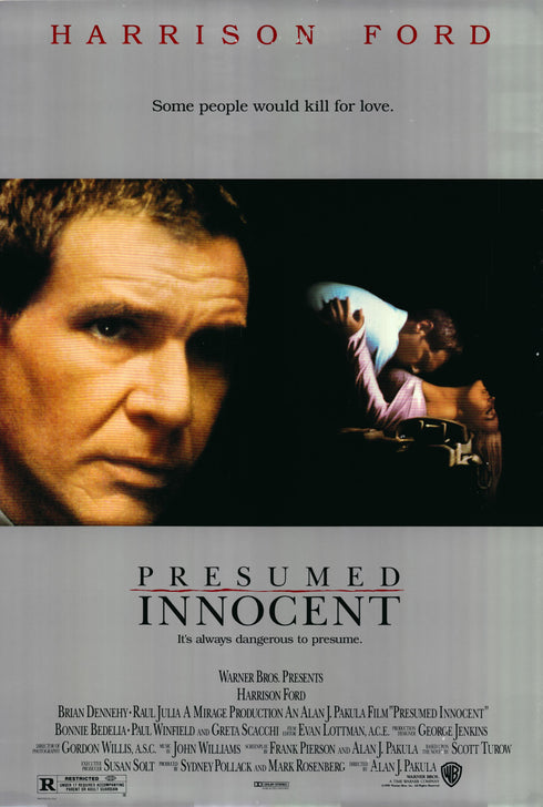 presumed innocent 1990 one sheet poster rolled