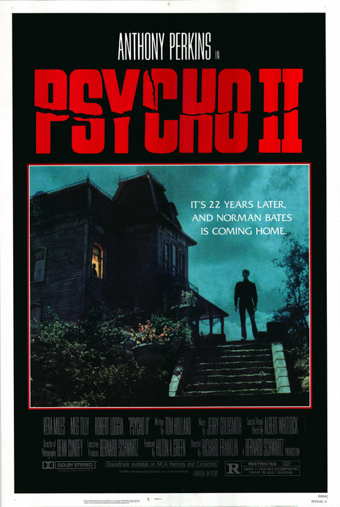 psycho 2 1983 one sheet poster rolled