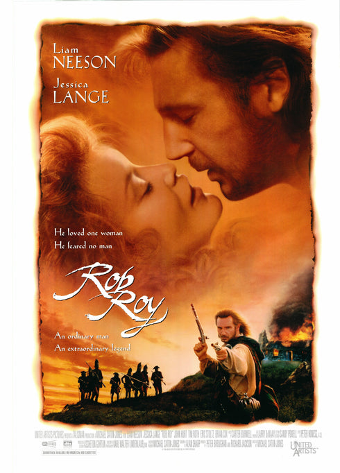 rob roy 1995 one sheet poster rolled