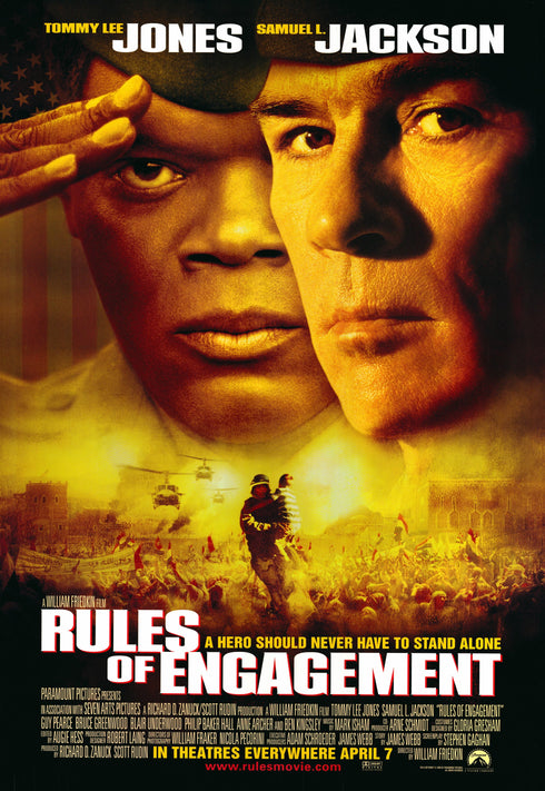 rules of engagement 2000 one sheet poster rolled double sided