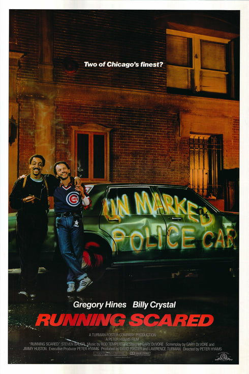 running scared 1986 one sheet poster rolled