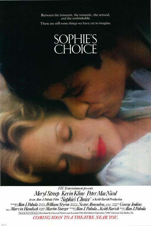 sophie's choice 1982 one sheet poster rolled