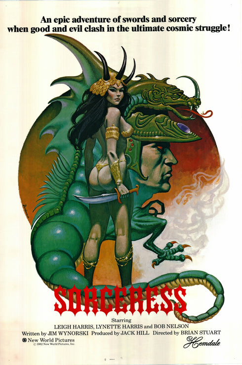 sorceress 1982 one sheet poster rolled - tanenbaum art