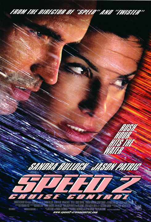 speed 2: cruise control 1997 one sheet poster rolled