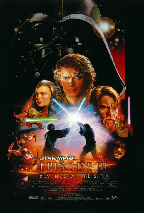 star wars episode 3 2005 one sheet poster rolled