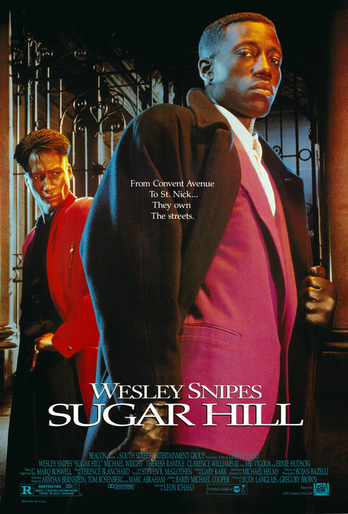sugar hill 1994 one sheet poster rolled double sided