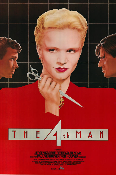 the 4th man 1984 one sheet poster rolled