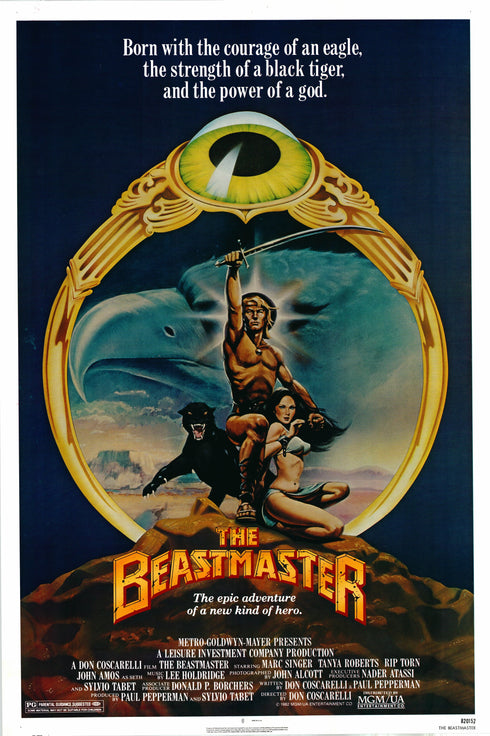 the beastmaster 1982 one sheet poster rolled