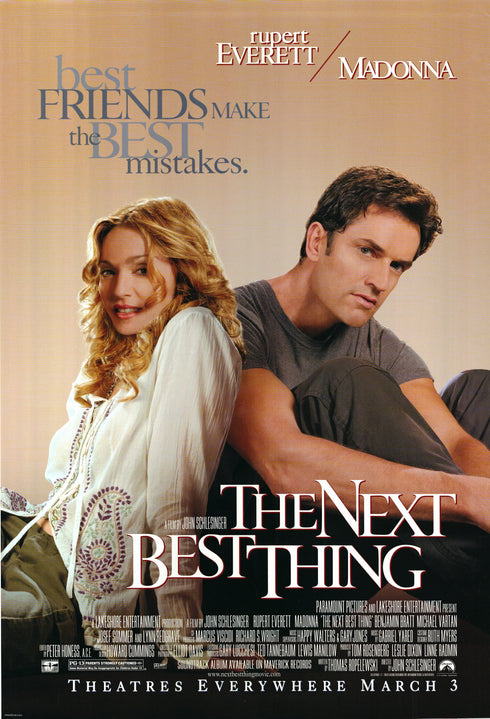 the next best thing 2000 advanced one sheet poster rolled double sided