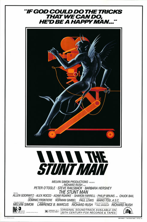 the stunt man 1980 one sheet poster rolled