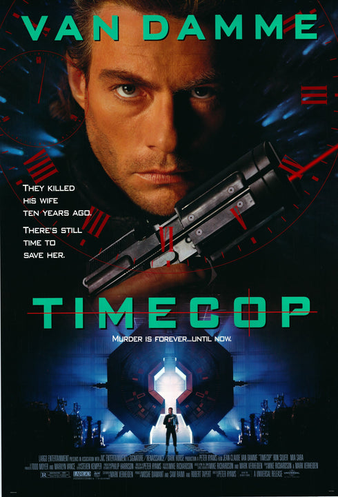 timecop 1994 one sheet poster rolled