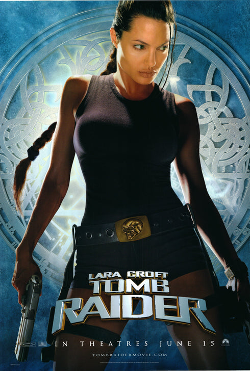 tomb raider 2001 one sheet poster rolled double sided