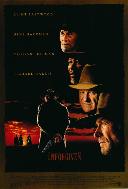unforgiven 1992 one sheet poster rolled